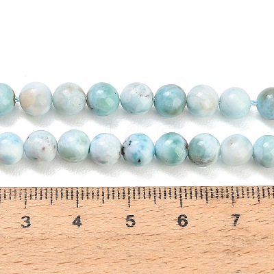 Natural Larimar Beads Strands GG-CBA007A-B01-6.5mm-1