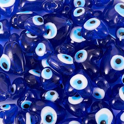 60Pcs Handmade Lampwork Beads LAMP-PJ0001-05-1