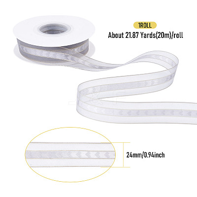 Polyester Lace Ribbon OCOR-TADJ0001-07I-1