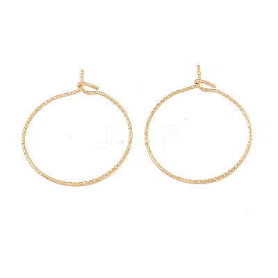 Ion Plating(IP) 316 Surgical Stainless Steel Hoop Earrings Findings X-STAS-D183-02G-01-1