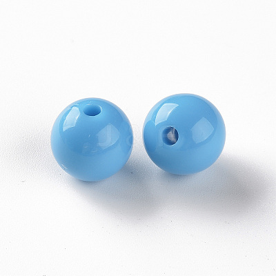 Opaque Acrylic Beads X-MACR-S370-C12mm-8-1