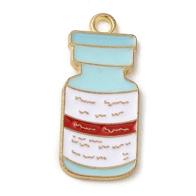 Medical Theme Alloy Enamel Pendants ENAM-U0001-02D-1