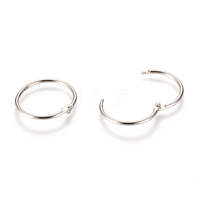 Iron Loose Leaf Book Binder Hinged Rings X-IFIN-T004-03P-1