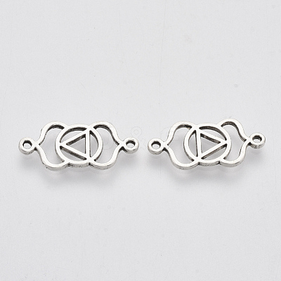 Tibetan Style Alloy Links connectors X-TIBEP-S319-050F-RS-1
