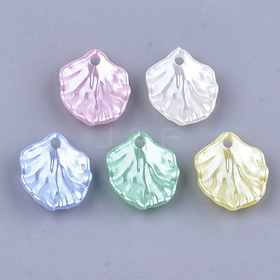 Acrylic Imitation Pearl Pendants OACR-T016-01-1