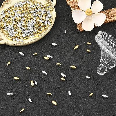 800Pcs 4 Styles Plating Eco-Friendly Plastic Beads KY-YW0002-34-1