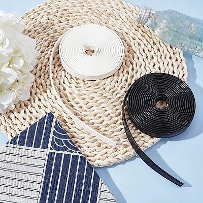 2 Rolls 2 Colors PU Leather Cord DIY-CA0001-88-1