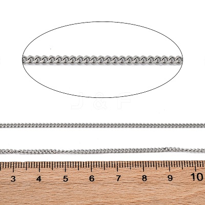 304 Stainless Steel Curb Chains CHS-M009-11P-01-1