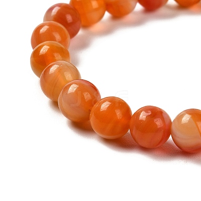 Handmade Lampwork Stretch Bracelets BJEW-R312-02B-03-1