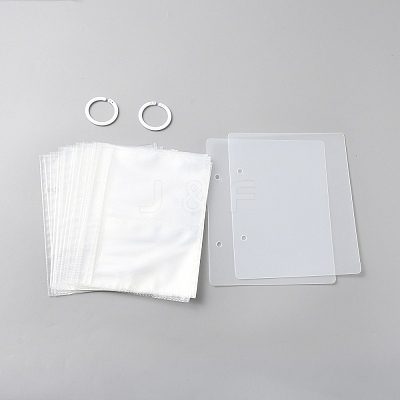 4 Inch PP Loose Leaf Photo Albums AJEW-WH0413-31A-1