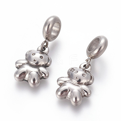 304 Stainless Steel Pendants STAS-E452-29AS-1