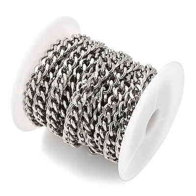 Stainless Steel Curb Chains CHS-G040-02P-1