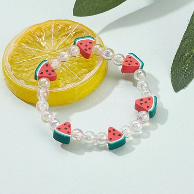 Stretch Kids Bracelets BJEW-JB06325-02-1