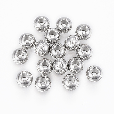 Tarnish Resistant 304 Stainless Steel Beads X-STAS-G154-36-4mm-1