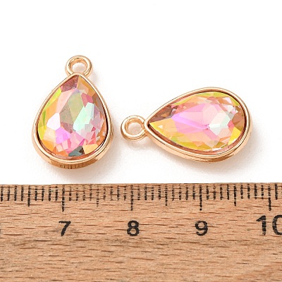 Electroplate Glass Pendants GL-CBA7A25-03G-1