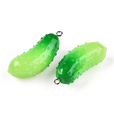 Opaque Resin Vegetable Pendants RESI-N039-79-1