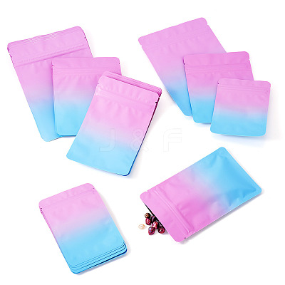 100Pcs 4 Styles PET Zipper Bags OPP-TA0001-19B-1