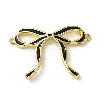 Brass Enamel Connector Charms KK-D098-01G-05-1