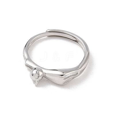 Fashionable Adjustable 925 Sterling Silver Finger Rings FS-WG7F94E-01-1