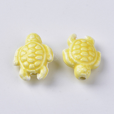 Handmade Porcelain Beads PORC-T005-001E-1