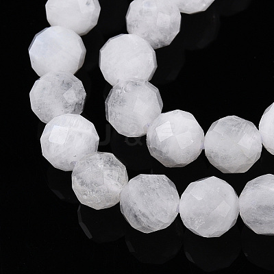Natural Rainbow Moonstone Beads Strands G-S345-6mm-36-1