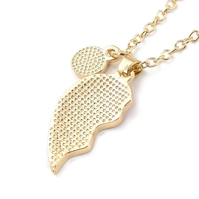 BFF/Best Friends Forever Alloy Pendant Necklaces NJEW-K124-02C-G-1