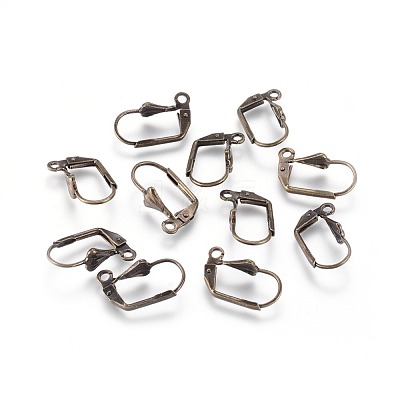 Brass Leverback Earring Findings X-EC561-AB-1