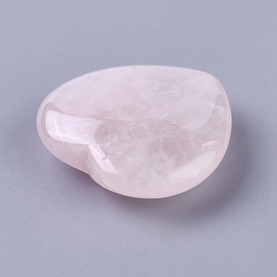 Natural Rose Quartz Cabochons G-O176-02-1
