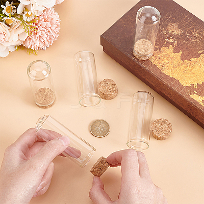 20Pcs Empty Glass Test Tubes AJEW-BC0006-87-1