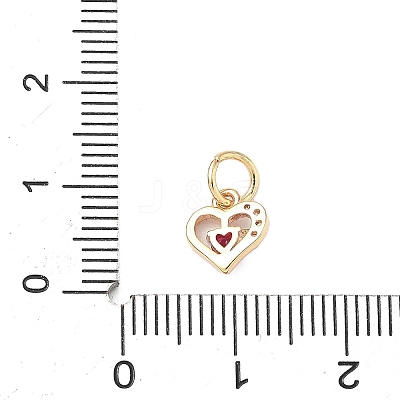 Brass Micro Pave Cubic Zirconia Pendants KK-D364-10G-1