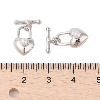 Brass Toggle Clasps KK-B111-04P-1