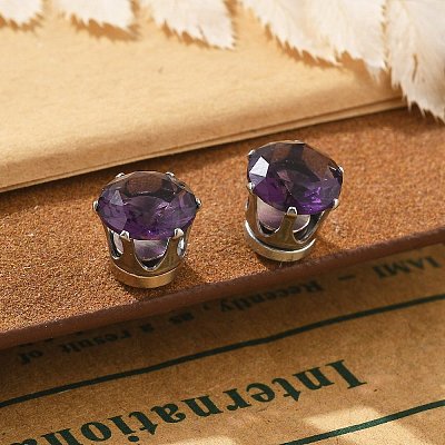 Cubic Zirconia Clip-on Earrings EJEW-L100-01P-10-1