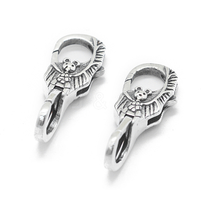 Thailand 925 Sterling Silver Lobster Claw Clasps STER-L055-058AS-1