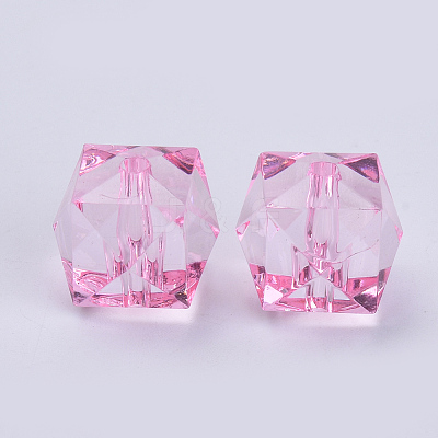 Transparent Acrylic Beads X-TACR-Q259-10mm-V03-1