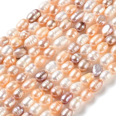 Natural Cultured Freshwater Pearl Beads Strands PA-CBABE82-01A-1