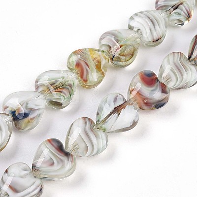 Millefiori Glass Beads Strands X-GLAA-T023-34J-1