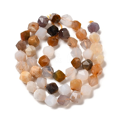 Natural Chalcedony Beads Strands G-K382-A16-02-1