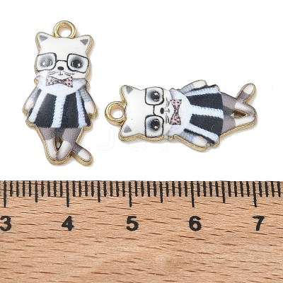 Printed Alloy Pendants ENAM-K076-36G-07-1