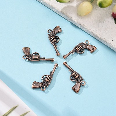 Alloy Pendants X-EA11008Y-R-1