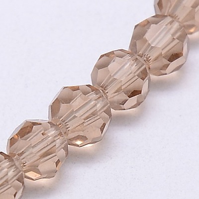 Glass Beads Strands EGLA-J042-6mm-21-1