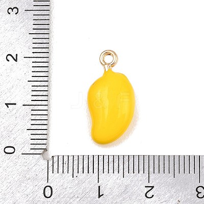 Fruit Alloy Enamel Pendants ENAM-P264-02I-G-1