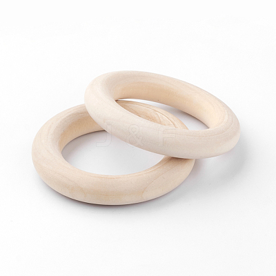 Unfinished Wood Linking Rings X-WOOD-Q024-14-1