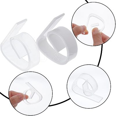 28Pcs 2 Colors Plastic Tablecloth Clips AJEW-GF0007-22-1