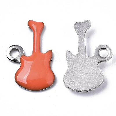 201 Stainless Steel Enamel Charms STAS-N088-15J-1
