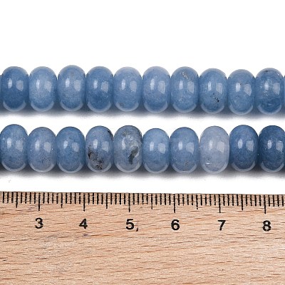 Dyed Natural White Jade Beads Strands G-G107-A39-01-1