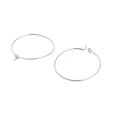 Brass Hoop Earring Findings LS-KK-R112-038D-1