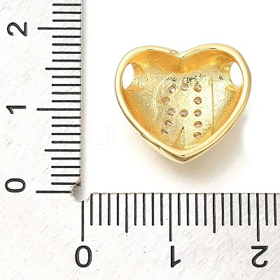 Rack Plating Brass Micro Pave Cubic Zirconia Pendants KK-I722-04G-R-1