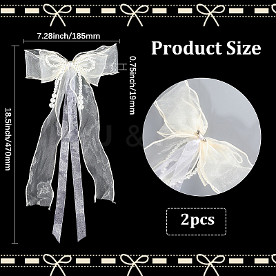 Bowknot Lace Brooches for Clothes JEWB-WH20014-06C-1