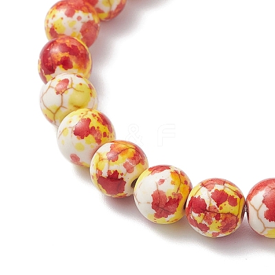 Alloy Enamel Charm Bracelets BJEW-JB12406-1