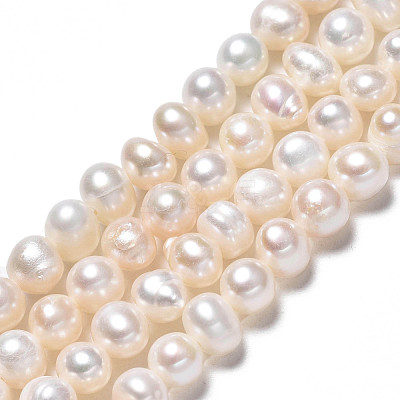Natural Cultured Freshwater Pearl Beads Strands PEAR-N013-05C-1